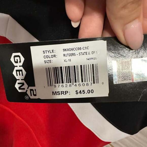 Rutgers Cheerleading Outfit Size  XL Size 16 - Picture 2 of 5